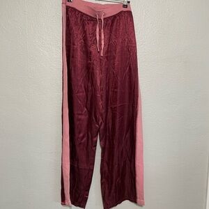 Victoria Secret Contrast Panel Satin Pants Y2K​​